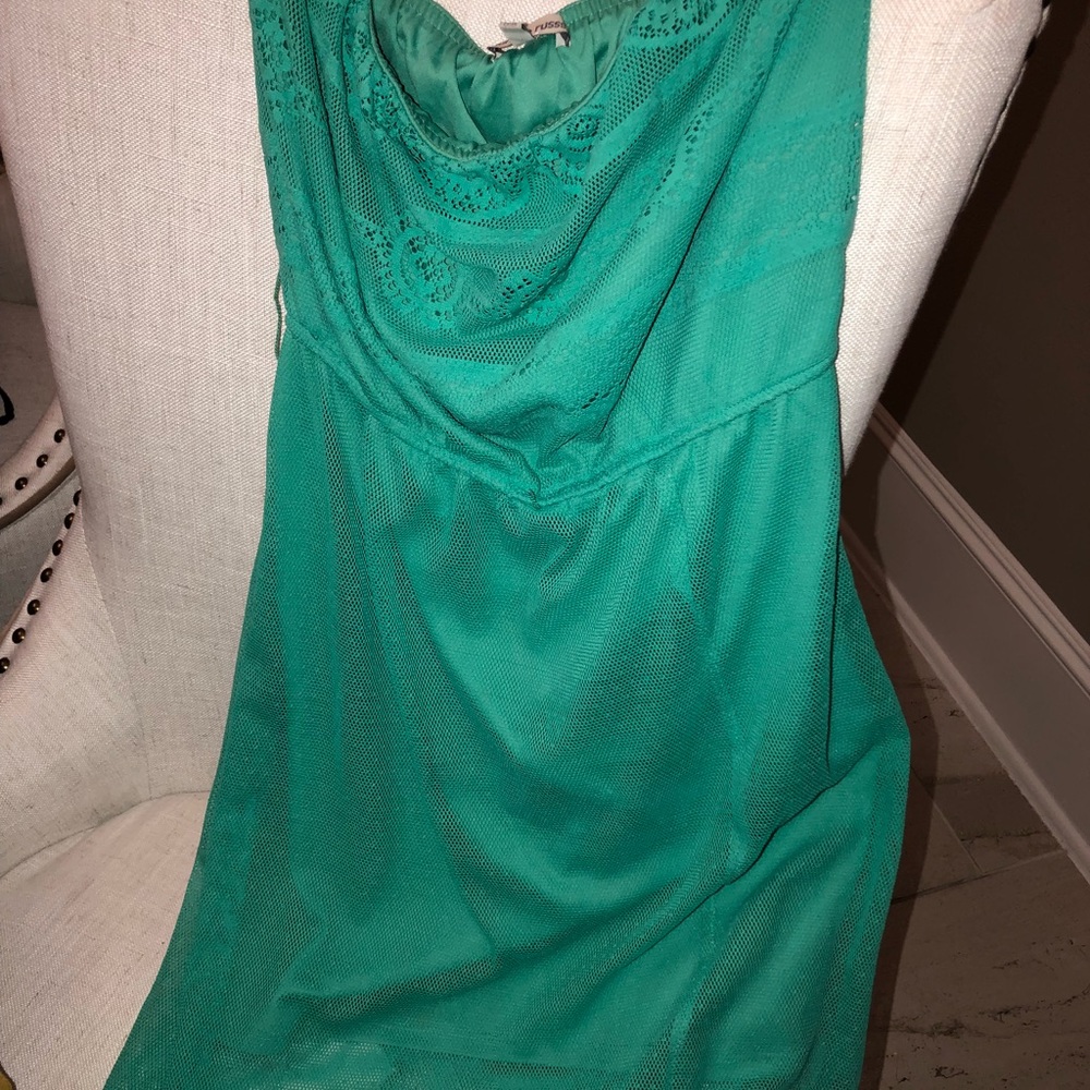 Turquoise dress